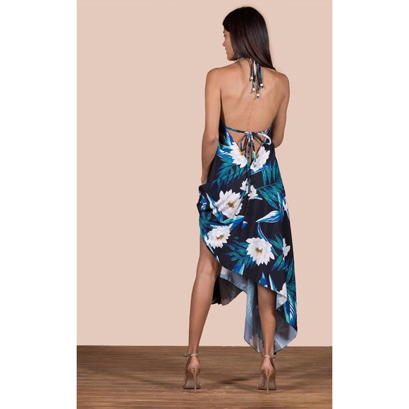 Dancing Leopard Boho Maxi In Black Lotus Tropical - Picture 3 of 8